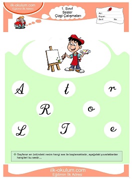 Çocuklar İçin R Sesi Çalışma Sayfaları 